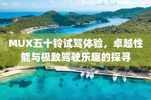 MUX五十鈴試駕體驗，卓越性能與極致駕駛樂趣的探尋