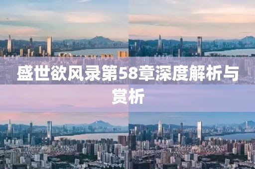 盛世欲風錄第58章深度解析與賞析