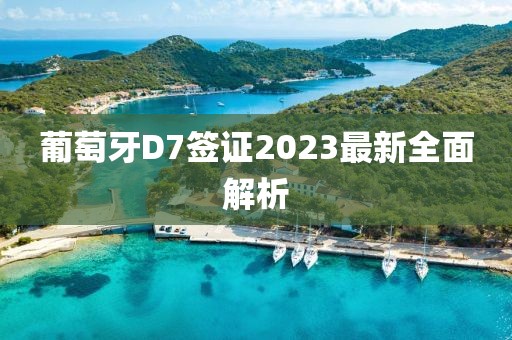 葡萄牙D7簽證2023最新全面解析