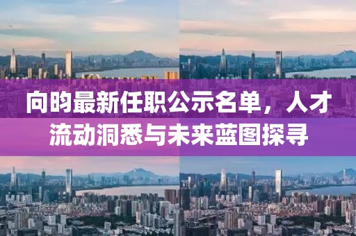 向昀最新任職公示名單，人才流動(dòng)洞悉與未來(lái)藍(lán)圖探尋