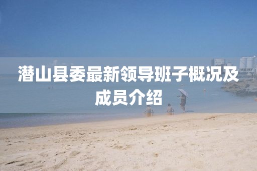 潛山縣委最新領(lǐng)導(dǎo)班子概況及成員介紹