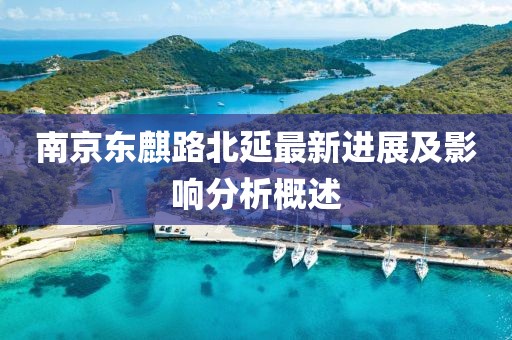 南京東麒路北延最新進展及影響分析概述