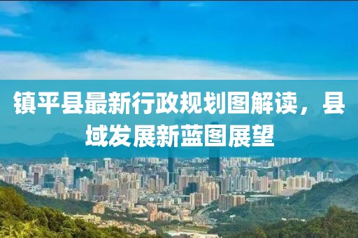 鎮(zhèn)平縣最新行政規(guī)劃圖解讀，縣域發(fā)展新藍(lán)圖展望